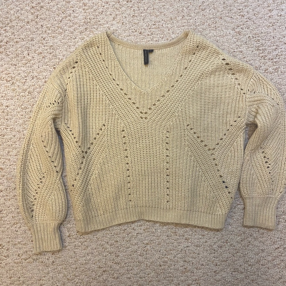 moon & madison beige sweater
